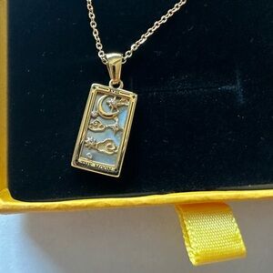 18k gold Tarot Pendant Necklace